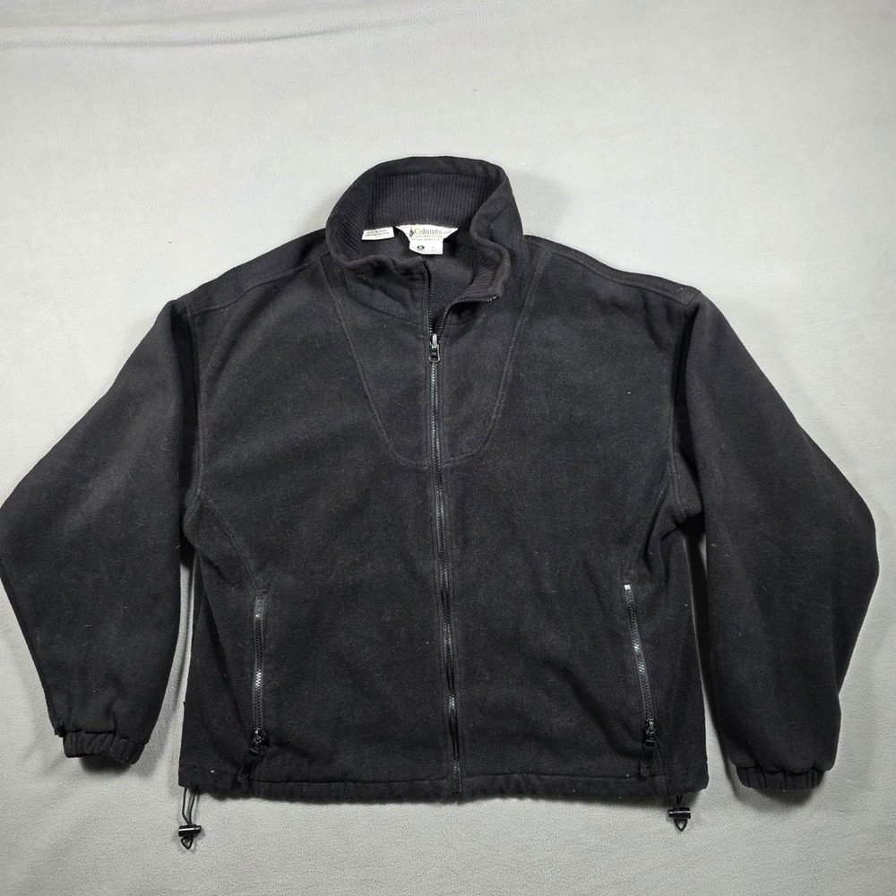 Columbia jacket Womens XL Black Solid Solid Solid Solid Solid Solid